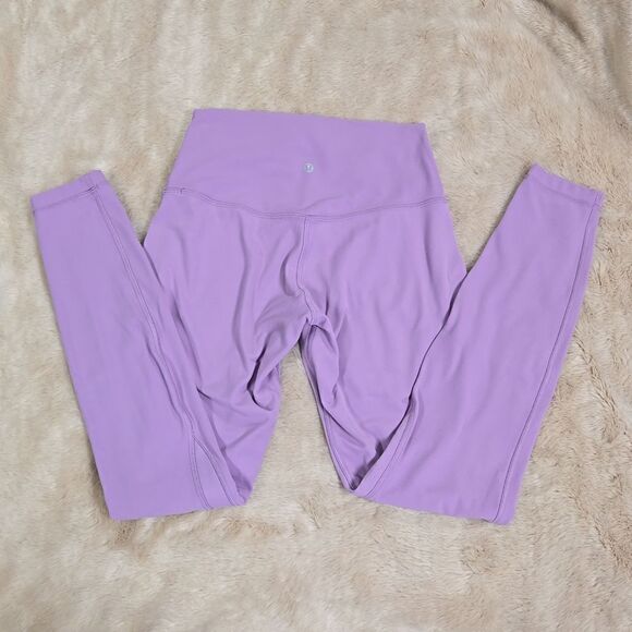 LULULEMON ALIGN HIGH-RISE LEGGINGS, SIZE 6 WISTERIA PURPLE - Picture 6 of 8